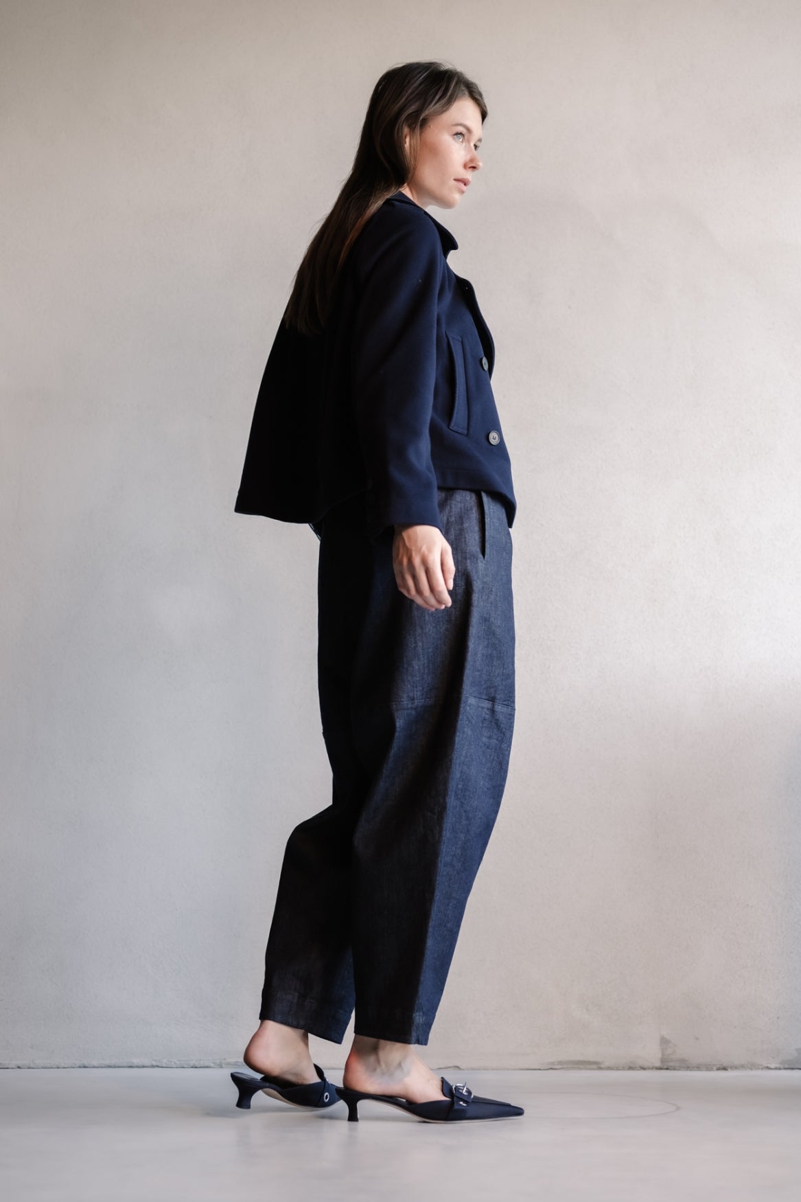 Bernie Wool Cropped Coat