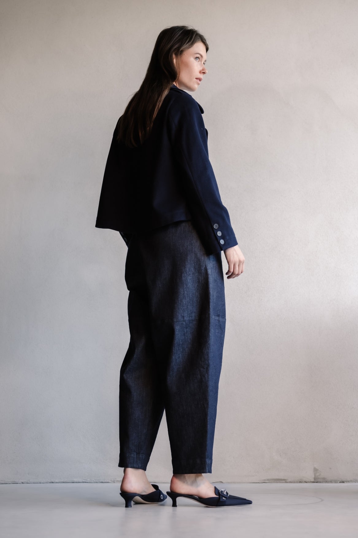 Bernie Wool Cropped Coat