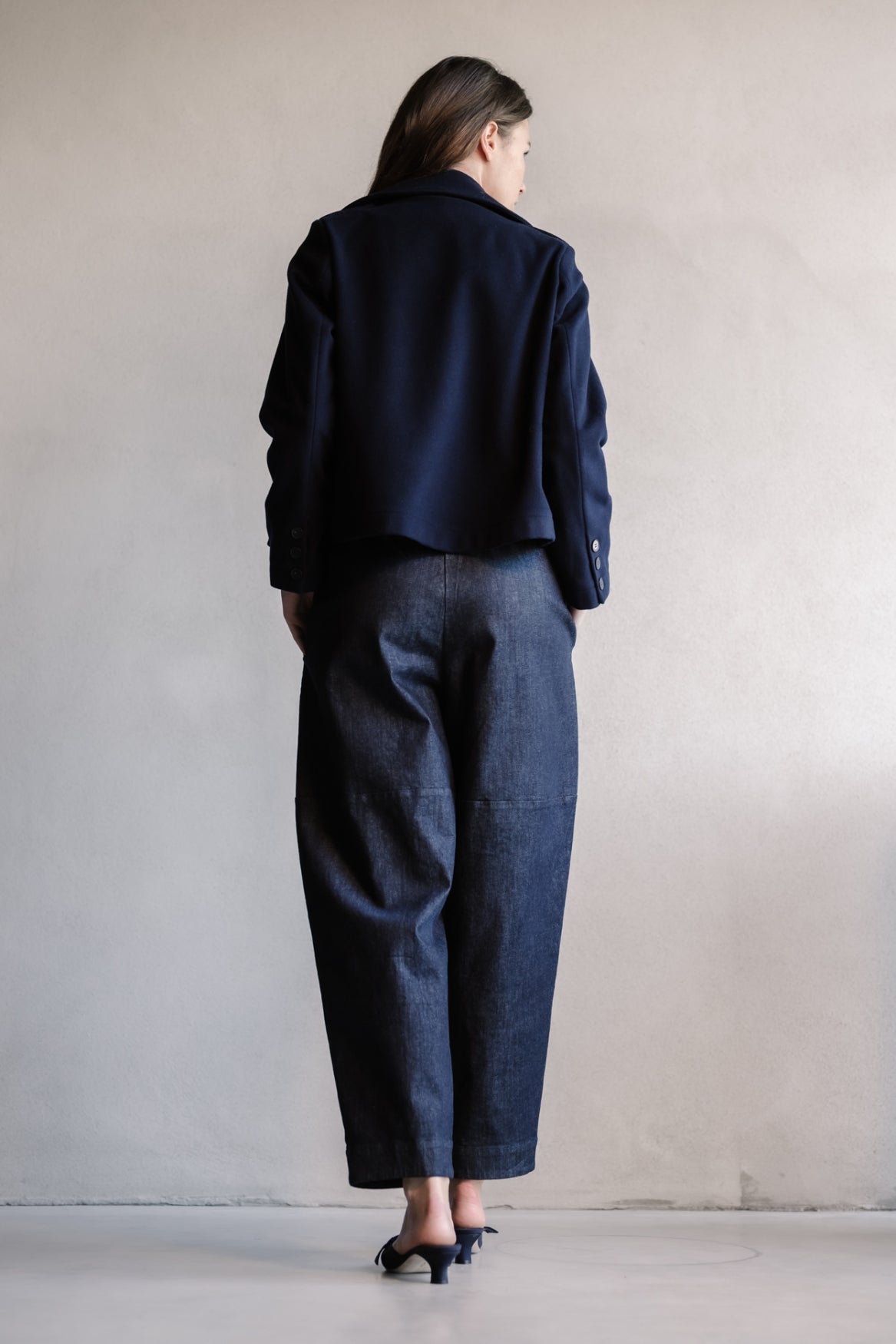 Bernie Wool Cropped Coat