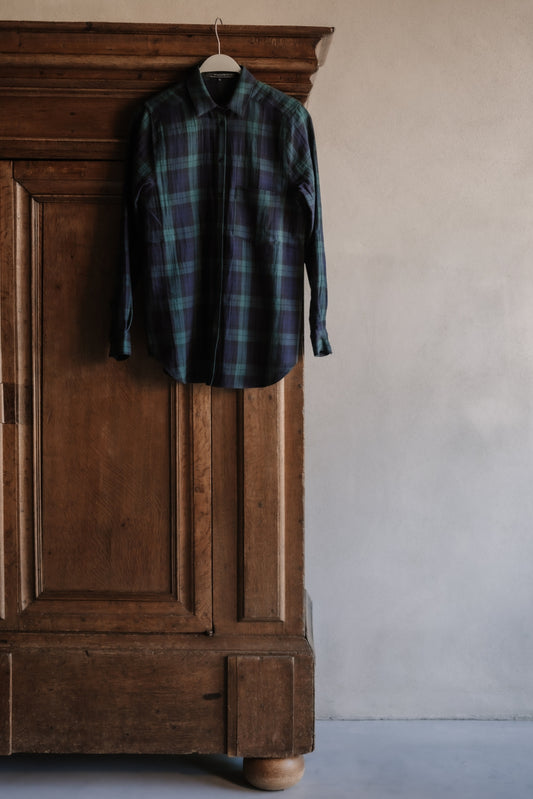 Froukje Check Cotton Blouse