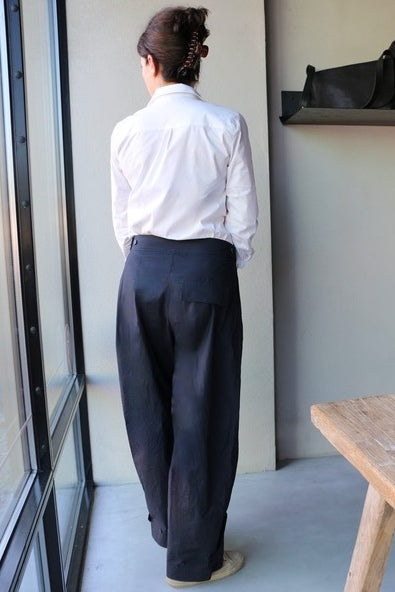 Jet Paper Cotton Trousers