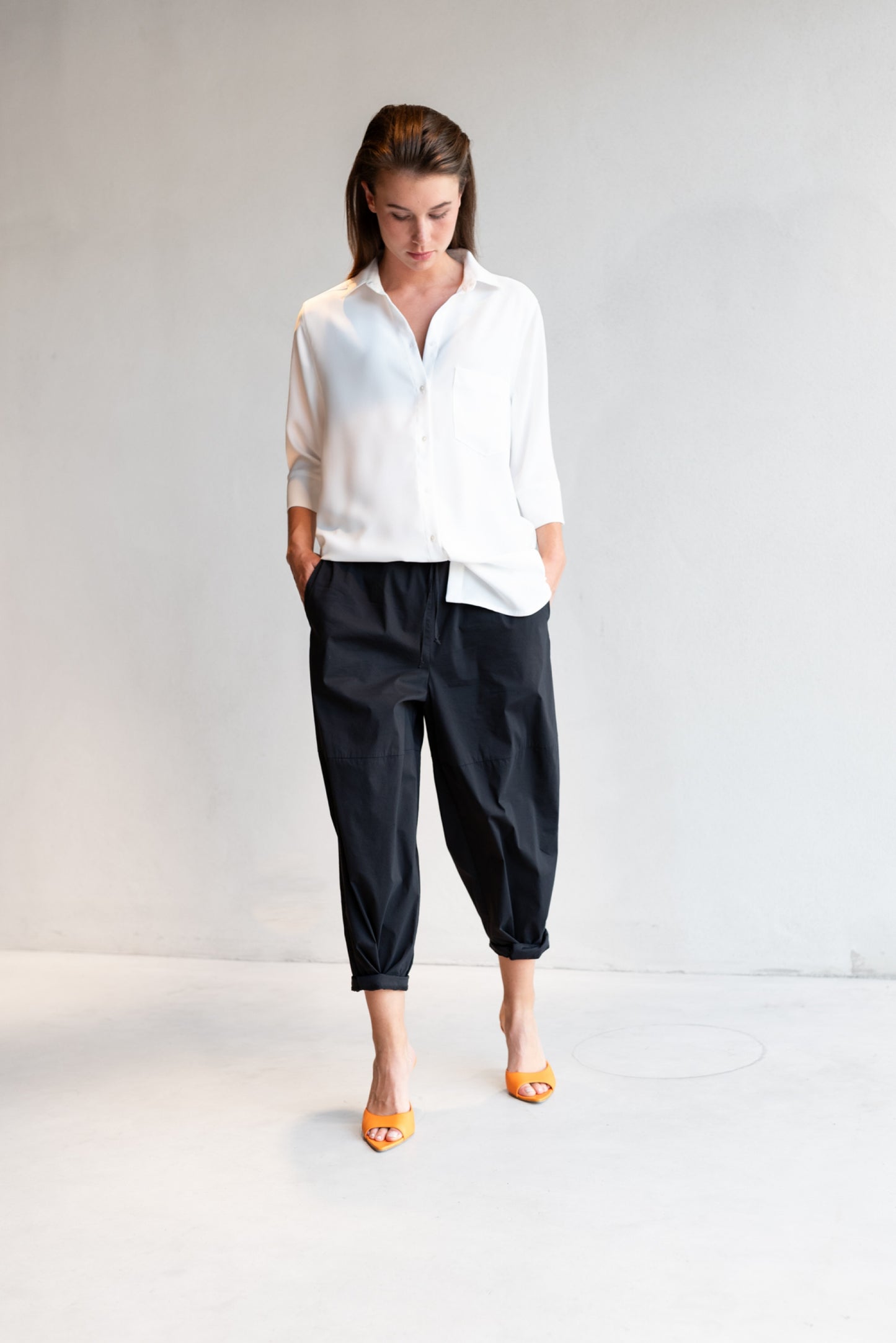 Froukje Shortsleeve Thin Crêpe Blouse