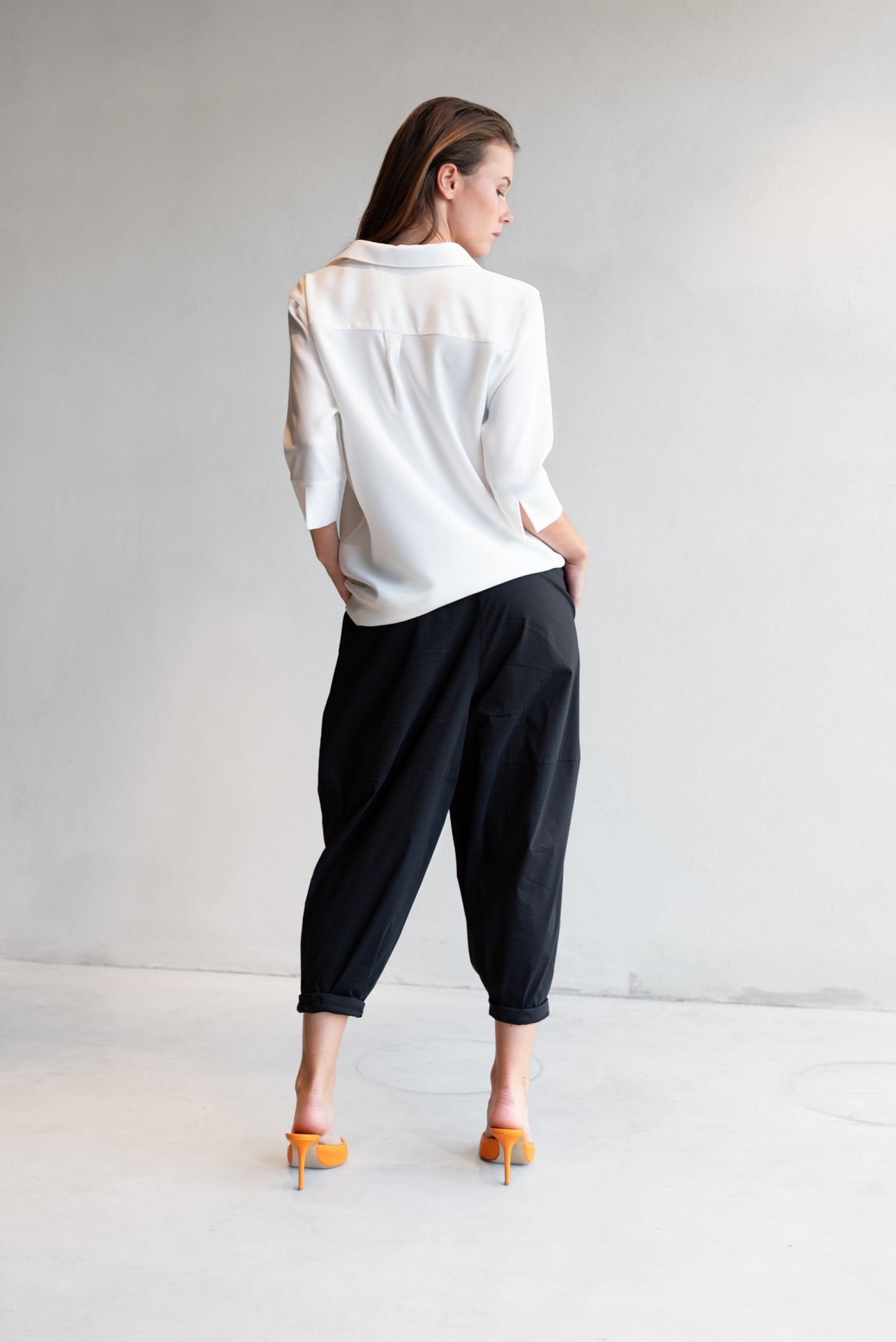 Froukje Shortsleeve Thin Crêpe Blouse