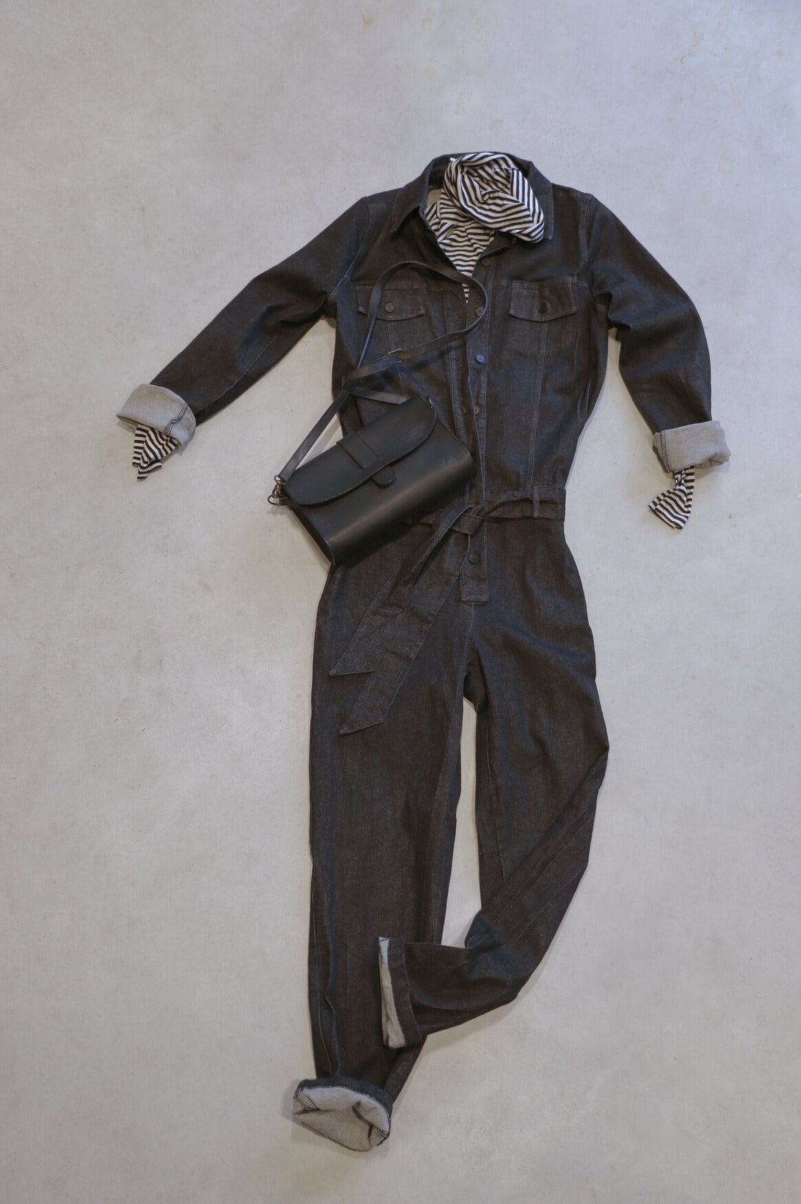 Bri Denim Jumpsuit