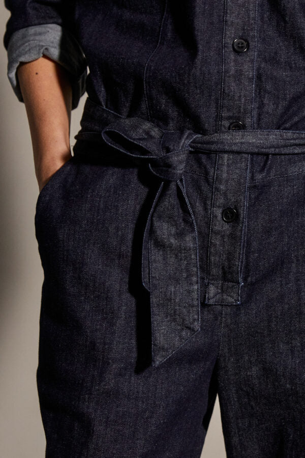 Bri Denim Jumpsuit