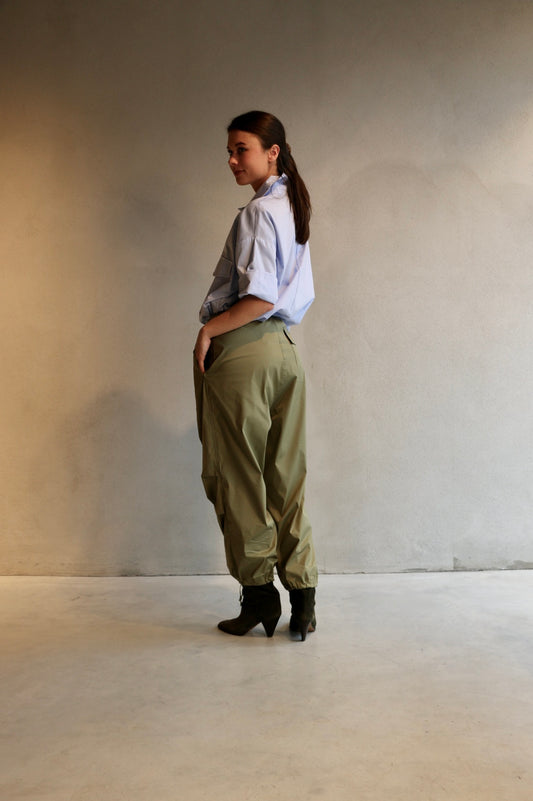 Italy Paper Cotton Trousers