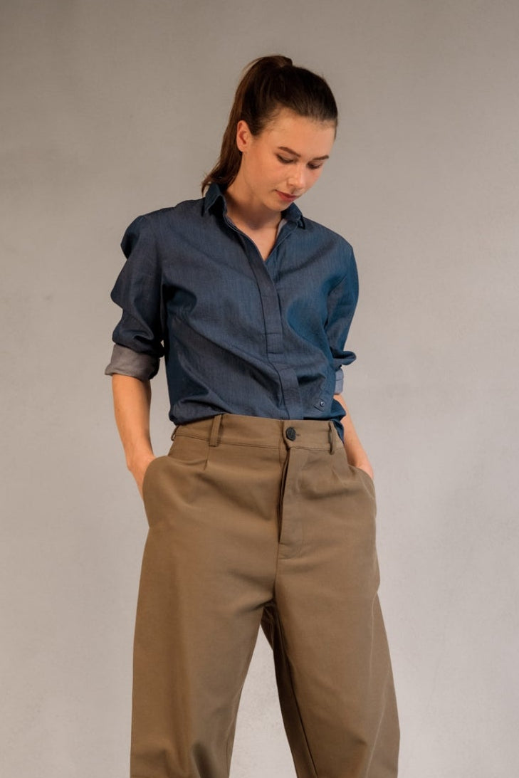Babs Blouse Denim