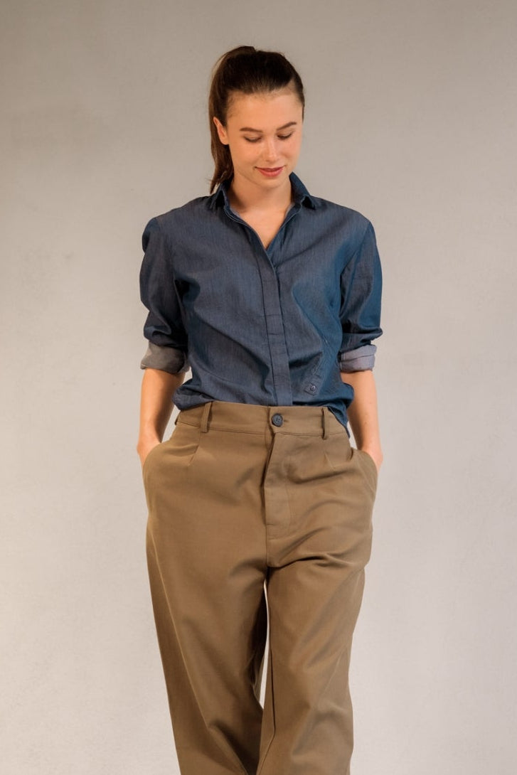 Babs Blouse Denim